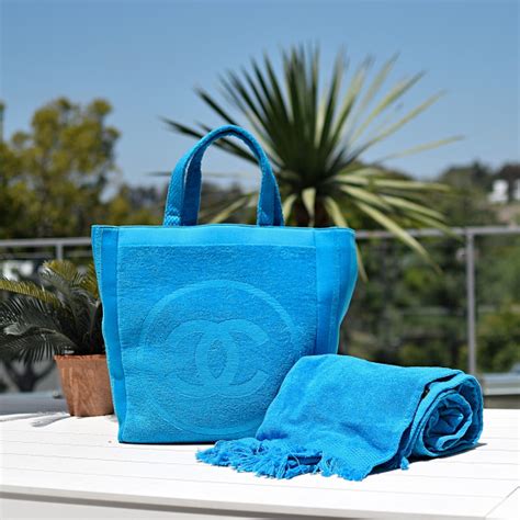 beach towel chanel|chanel beach collection.